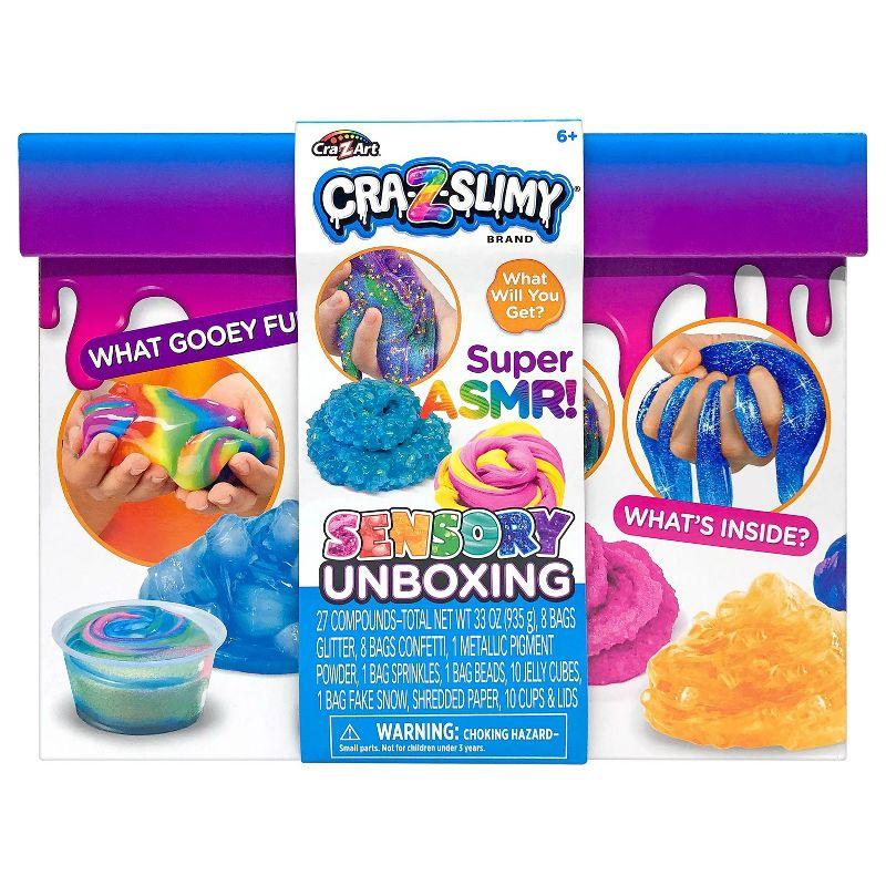 Cra-Z-Slimy Super Sensory Unboxing Slime Kit with Glitter