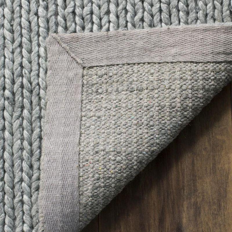 Natura NAT801 Hand Woven Indoor Area Rug - Dark Grey - 9'x12' - Safavieh