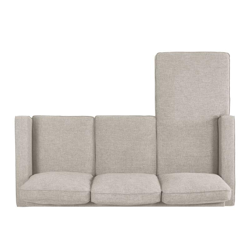 Serta Harmon Upholstered Reversible Sectional Sofa and Chaise