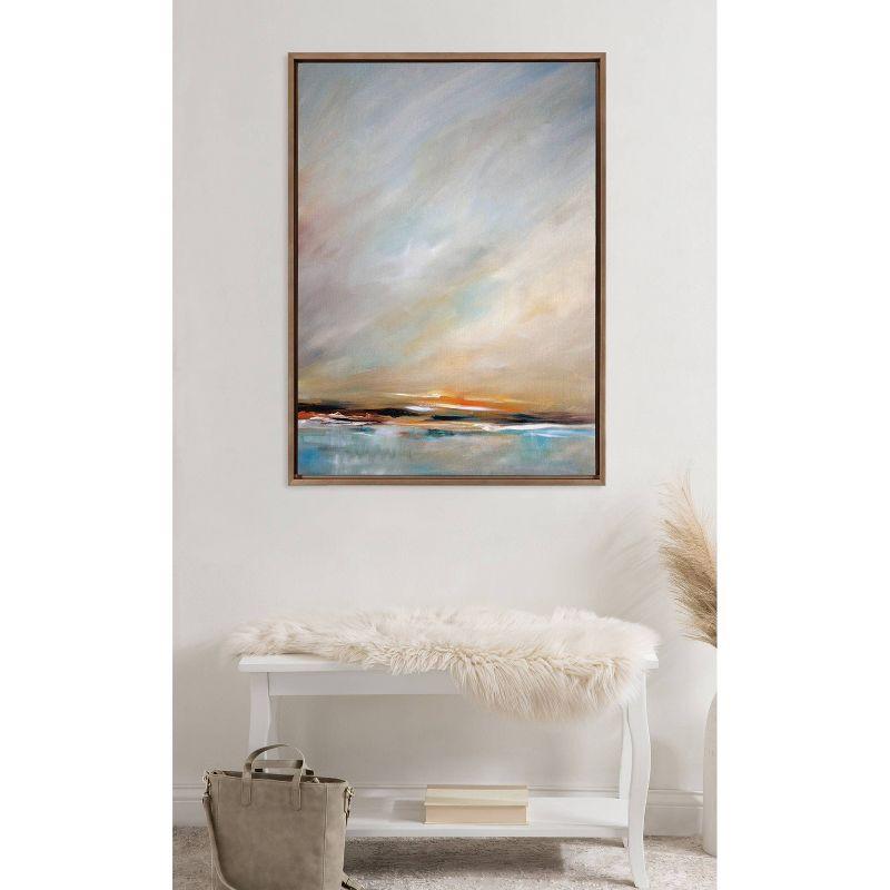 Sylvie Day's End Framed Canvas by Mary Sparrow - Kate & Laurel All Things Decor