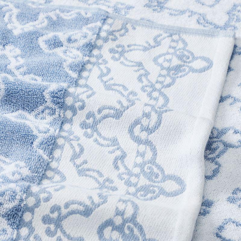 Modern Threads Modern Threads 6 Piece Set, 2 Bath Towels, 2 Hand Towels, 2 Washcloths Yarn Dyed Jacquard/Solid Towel Set Charlize