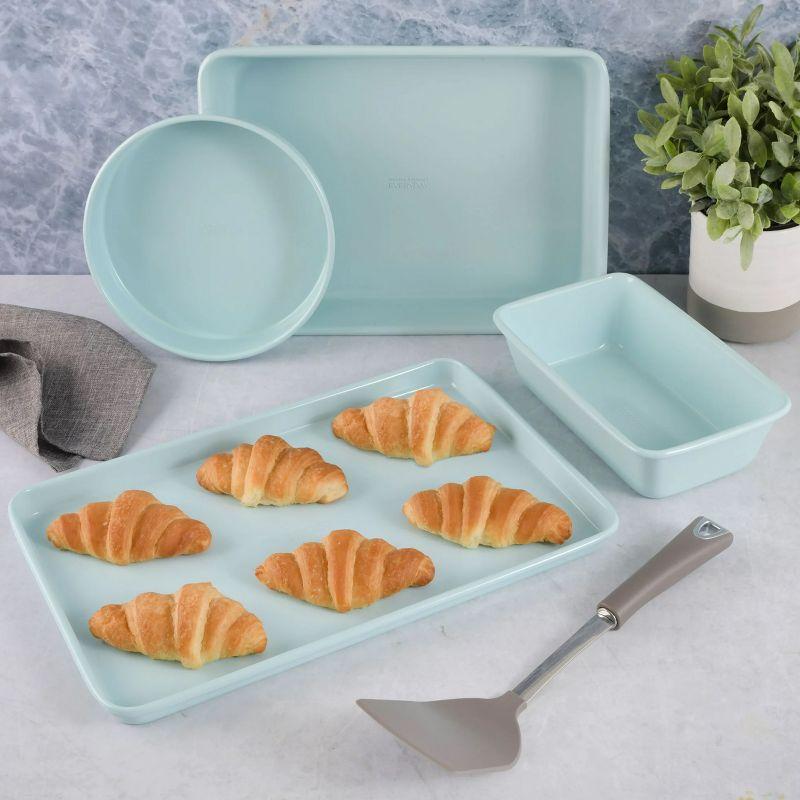 Aqua Carbon Steel 4-Piece Nonstick Bakeware Set