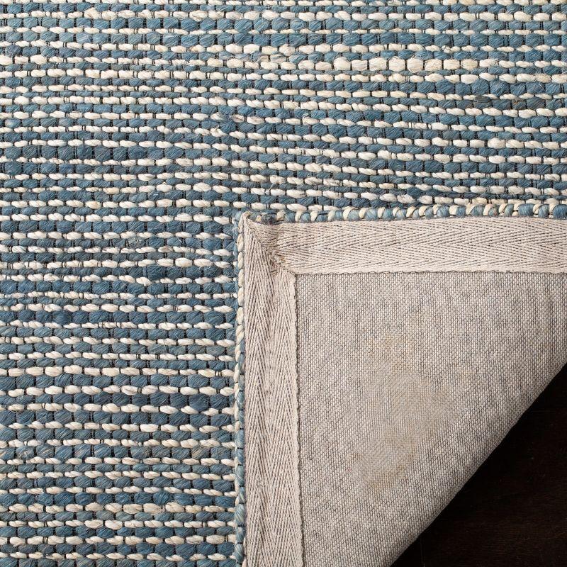 Marbella MRB303 Hand Loomed Indoor Area Rug - Blue/Ivory - 5'x8' - Safavieh