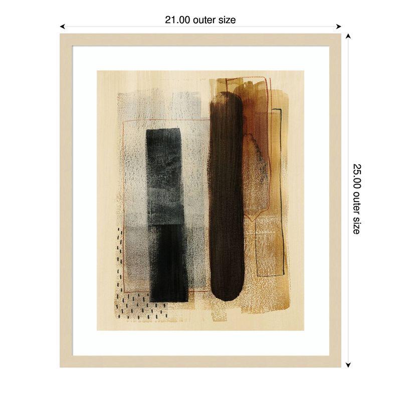 Amanti Art 21"x25" Burnt Toast I by Grace Popp Wood Framed Wall Art Print