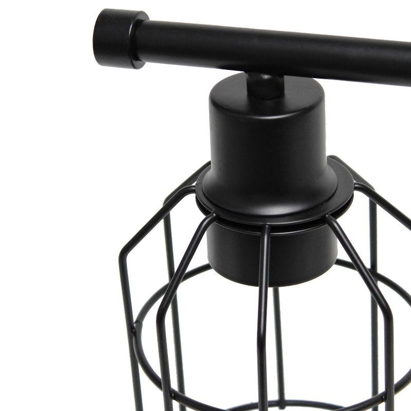 3-Light Industrial Wired Vanity Pendant Matte - Lalia Home