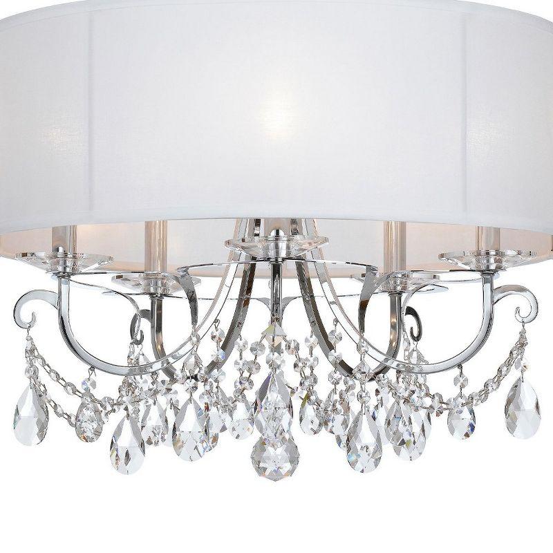 Crystorama Lighting Othello 5 - Light Chandelier in  Polished Chrome