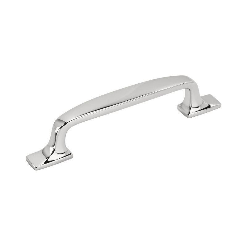 Highland Ridge Polished Chrome Cabinet Drawer Pull with Mounting Hardware