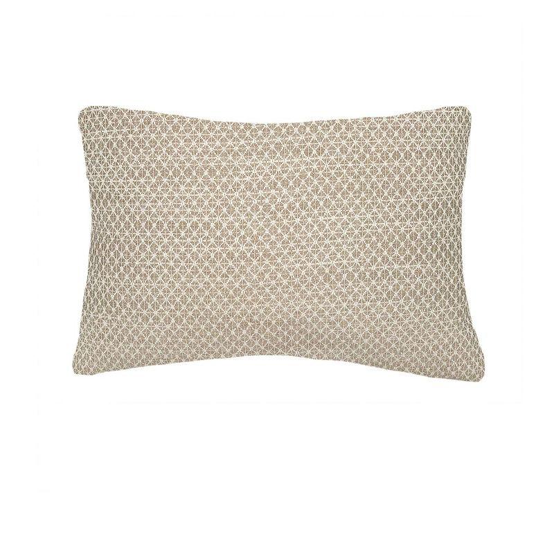 Coastal Breeze Mocha 25" Indoor Outdoor Pillow