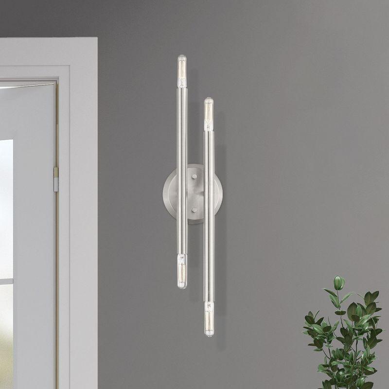 Livex Lighting Soho 4 - Light Wall Light in  Brushed Nickel