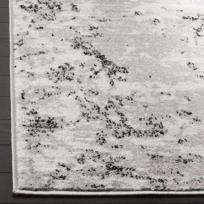 Skyler SKY186 Power Loomed Indoor Area Rug - Grey/Ivory - 6'7"x6'7" - Safavieh