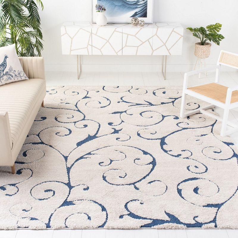 Florida Shag SG455 Power Loomed Area Rug  - Safavieh