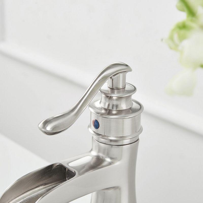 BWE Single Hole Single-Handle Low-Arc Bathroom Faucet