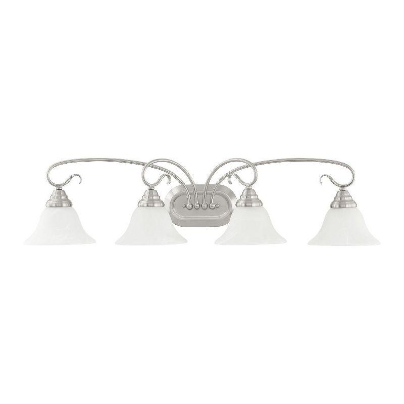 Livex Lighting Coronado 4 - Light Vanity in  Brushed Nickel