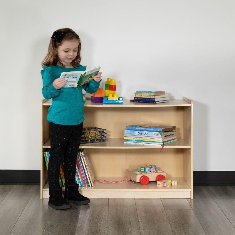 Flash Furniture Bexley Wooden School Classroom Storage Cabinet for Commercial or Home Use