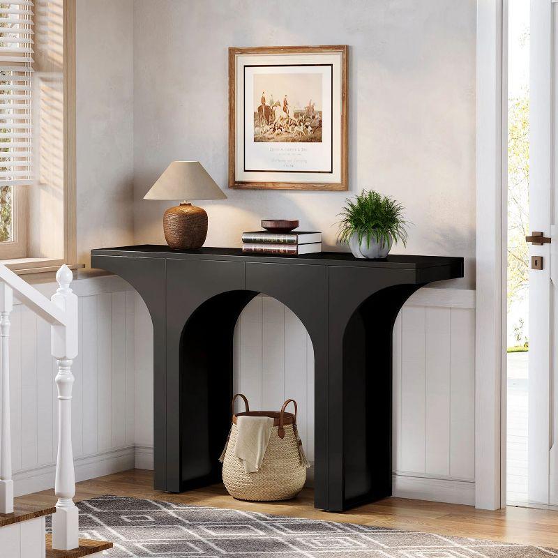 Hommoo 47-Inch Console Table Black