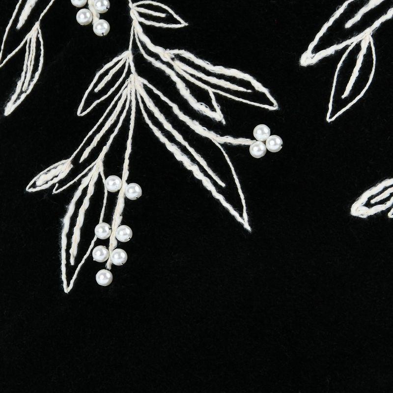 HGTV Home Collection Embroidered Cotton Reversible Throw Pillow