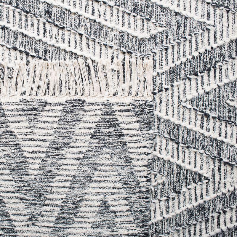 Union Rustic Reliford Kilim Hand Loomed Wool Geometric Rug