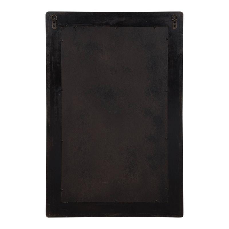 24" x 36" Basking Decorative Wall Mirror with Shelf Brown - Kate & Laurel All Things Decor: Rustic Chic, No Assembly Required