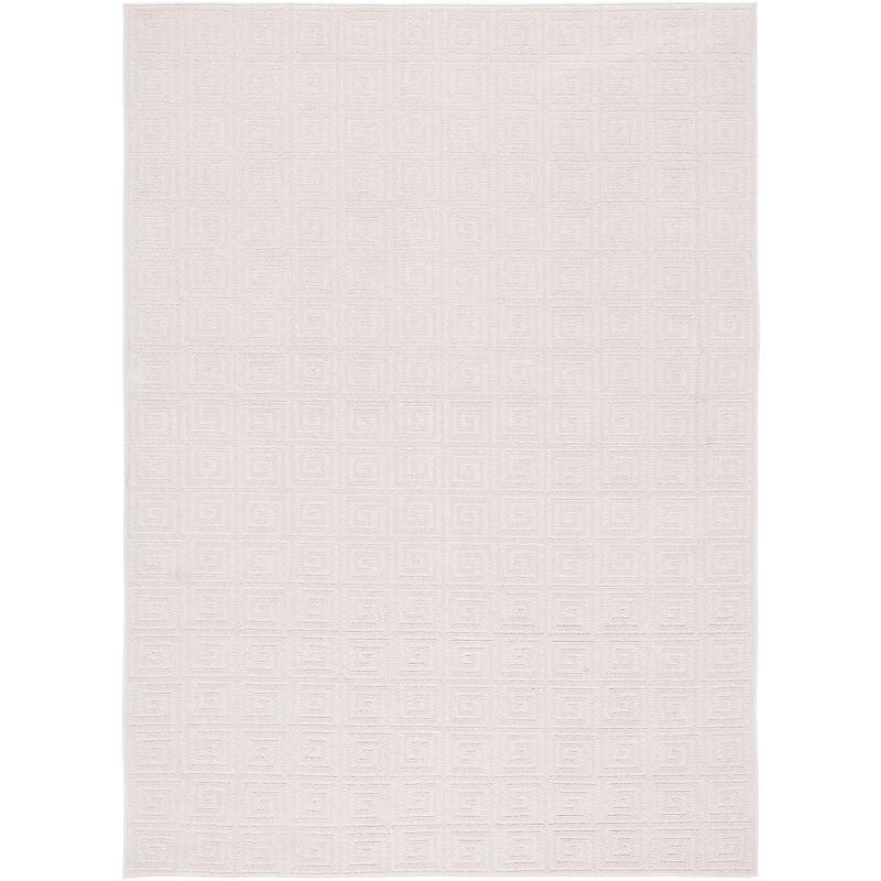 Pattern and Solid PNS412 Power Loomed Area Rug - Ivory - 9'x13' - Safavieh.