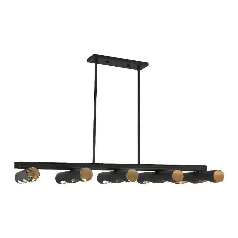 Livex Lighting Novato 10 - Light Chandelier in  Black