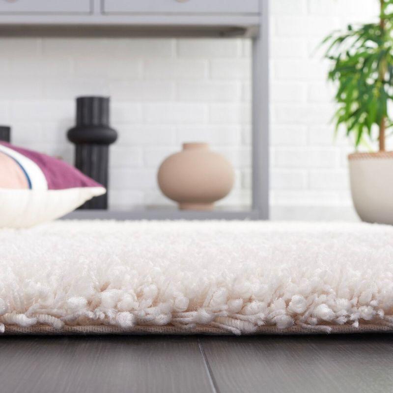 Assar Handmade Shag Ivory Rug