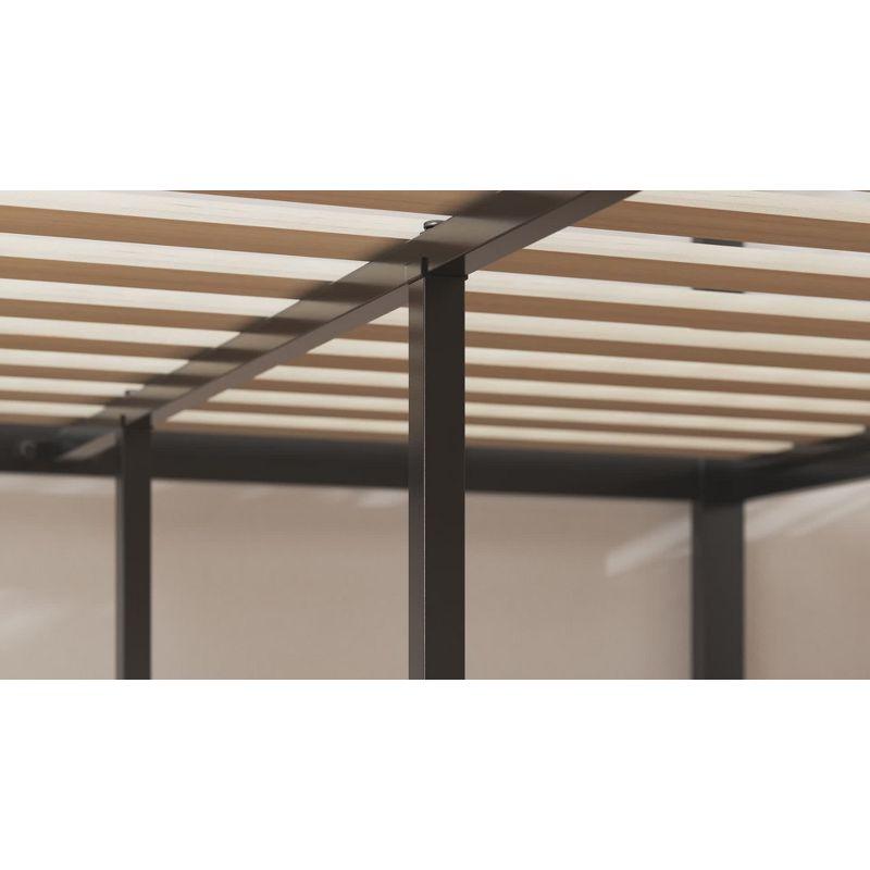 Full Olivia Metal Platform Bed Frame Brown - ZINUS: Steel & Plywood Construction, No Box Spring Needed, 14" Under-Bed Clearance