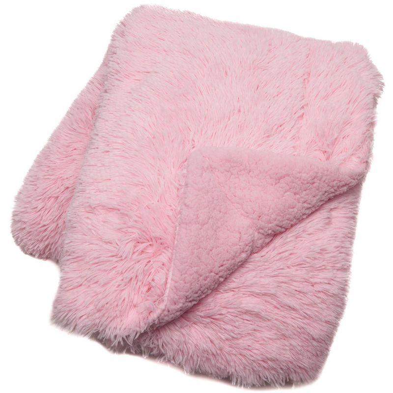 Chanasya Shaggy Shaggy Super Elegent Sherpa Long Fur Throw