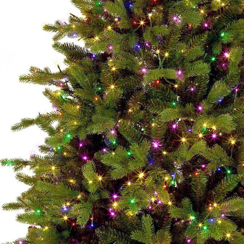 7.5-Foot Green Pre-lit Princeton Fraser Fir Artificial Christmas Tree with LED Lights