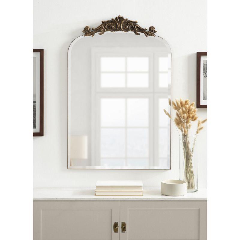 Arendahl Antique Gold Arch 20"x30" Frameless Vanity Mirror