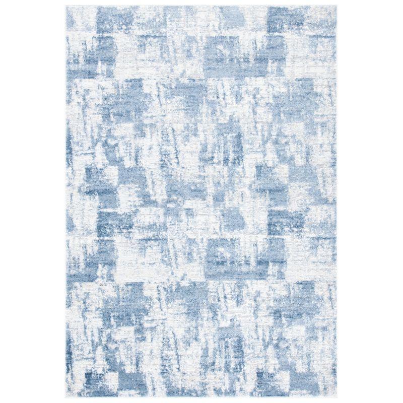 Amelia ALA786 Power Loomed Accent Rug - Ivory/Blue - 3'x5' - Safavieh.