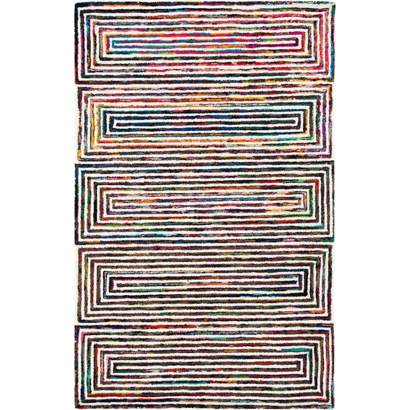 Nantucket NAN604 Hand Tufted Area Rug - Ivory - 5'x8' - Safavieh.