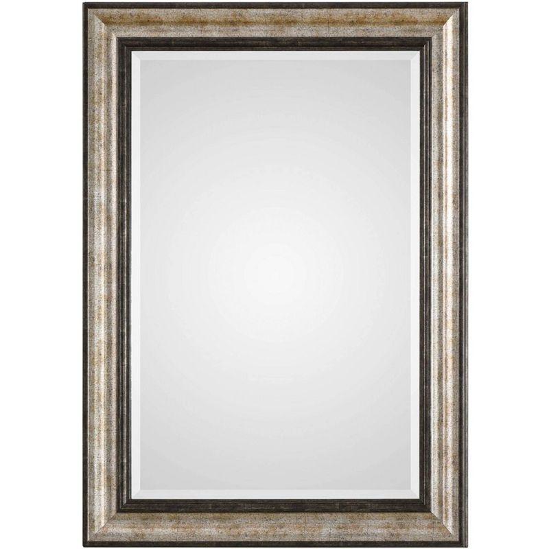 Uttermost Shefford Silver and Bronze 31" x 43" Rectangular Wall Mirror