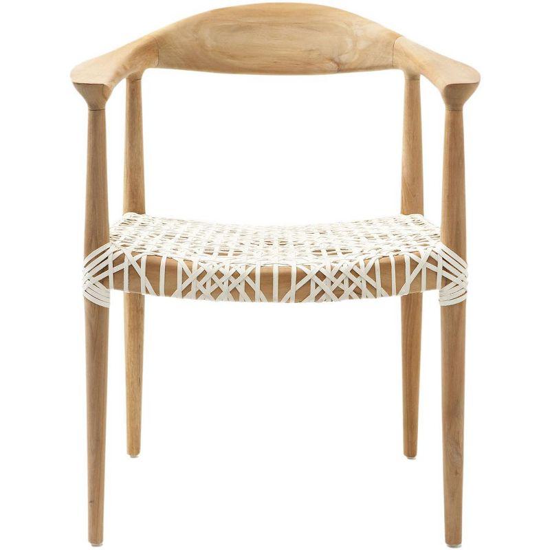 Kazbah Leather Dining Arm Chair