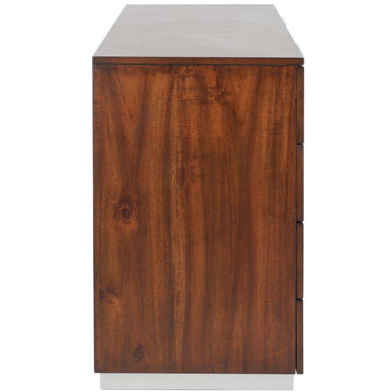 Brylin 8 Drawer Modern Dresser - SFV2112 - Dark Walnut - Safavieh Couture
