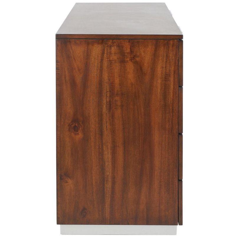 Brylin 8 Drawer Dresser - Dark Walnut - Safavieh