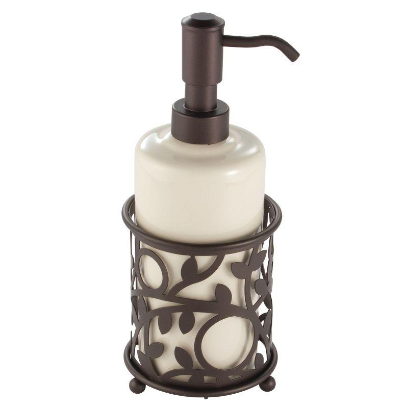iDesign Vine Ceramic / Porcelain Soap Dispenser