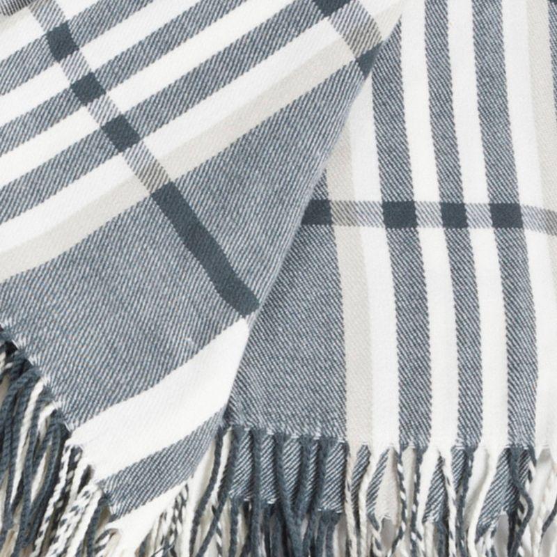 Gray Plaid Design Throw (50"X60")