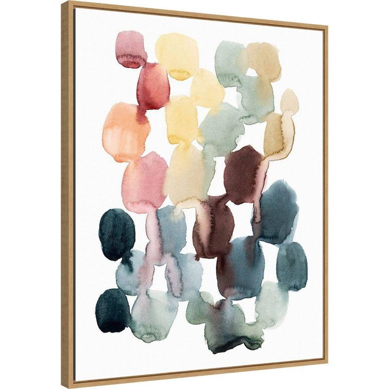 23" x 28" Desert Stones II by Grace Popp Framed Canvas - Amanti Art: Modern Home Decor, Polystyrene Frame