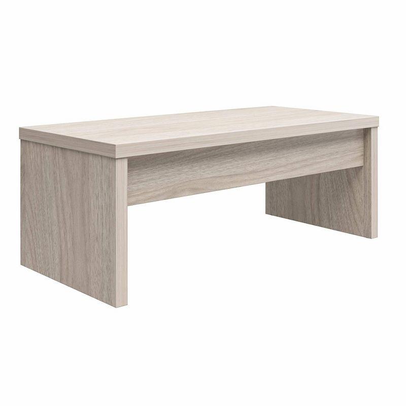 Light Walnut Winston Rectangular Lift-Top Coffee Table with Storage