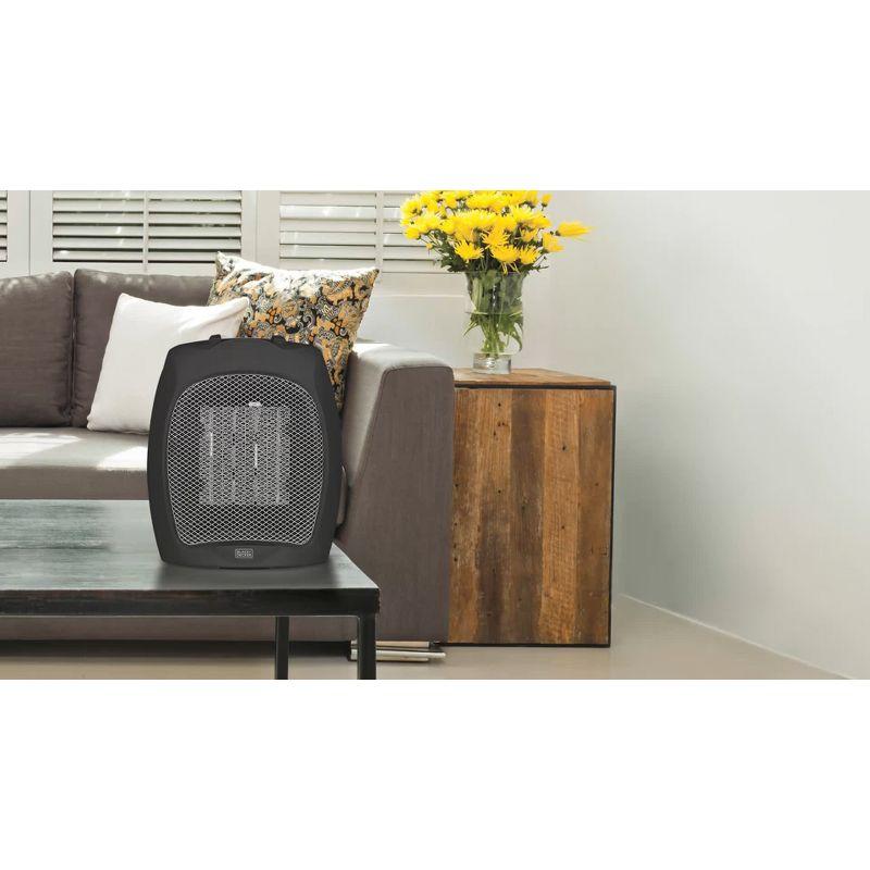 BLACK+DECKER Personal 1500 Watt Electric Fan Compact Heater with Manual Control