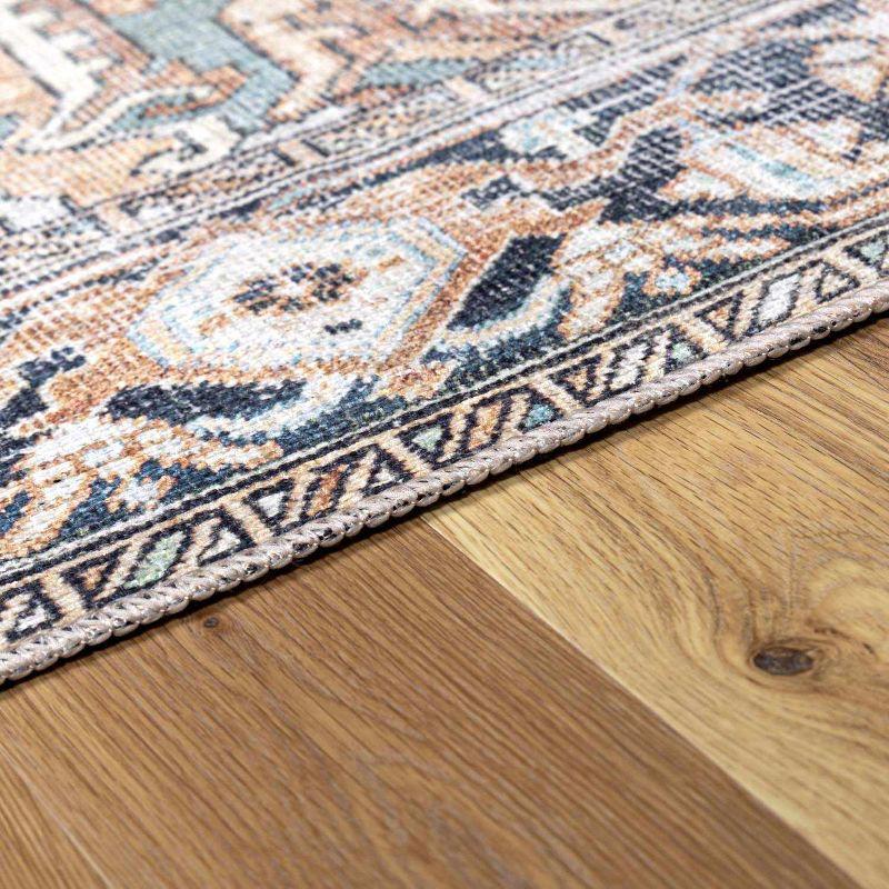 Hauteloom Rectangle Area Rug   Brick Red