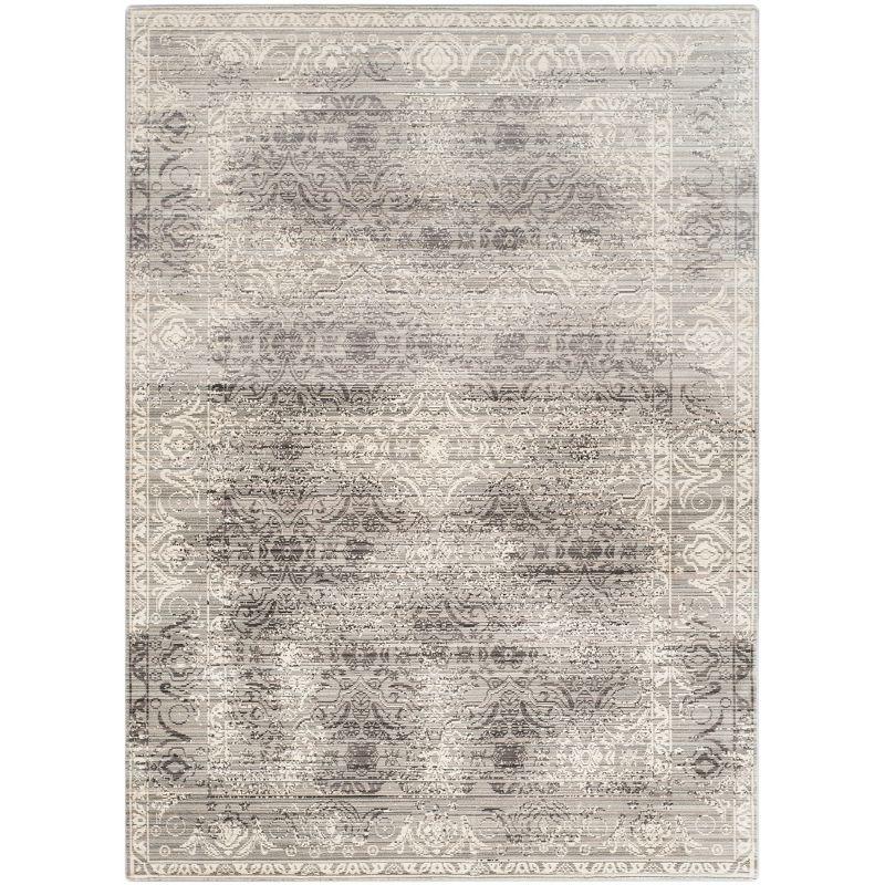 Valencia Overdyed Beige Synthetic Rectangular Easy-Care Area Rug