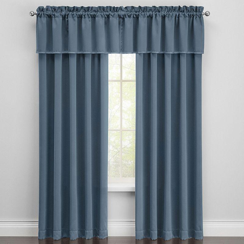 BrylaneHome BH Studio Room-Darkening Rod-Pocket Panel - 54" W 84" L, Teal