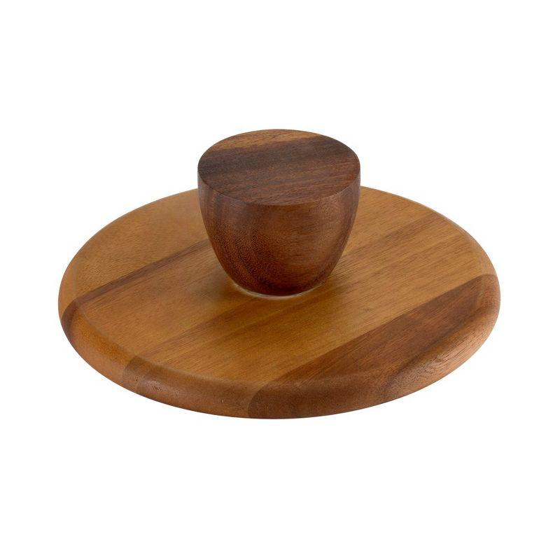 Kalmar Home Acacia Wood Cake Stand Azareya