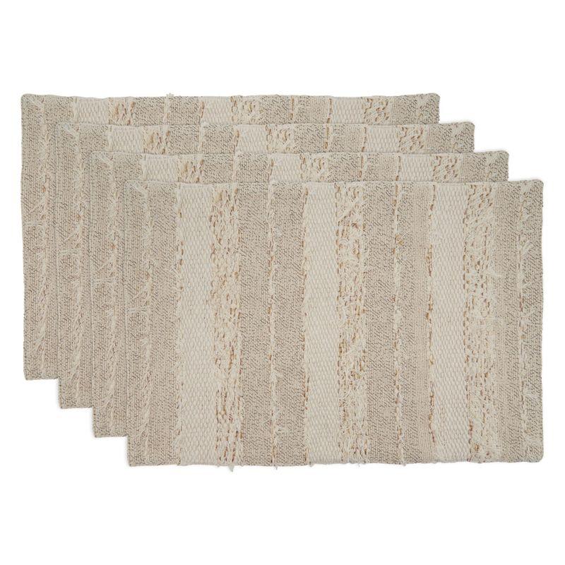 Amorette Cotton Striped Rectangle Placemat