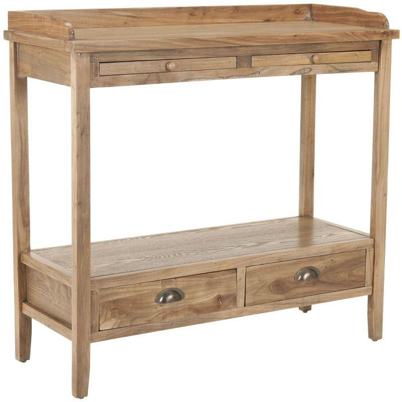 Peter Console - AMH6571A - Brown - Safavieh Couture