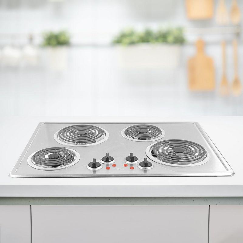 Summit Appliance 24" Stainless Steel Electric Cooktop