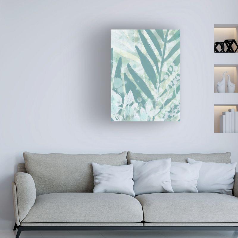 Modern & Contemporary " Aqua Palms I "