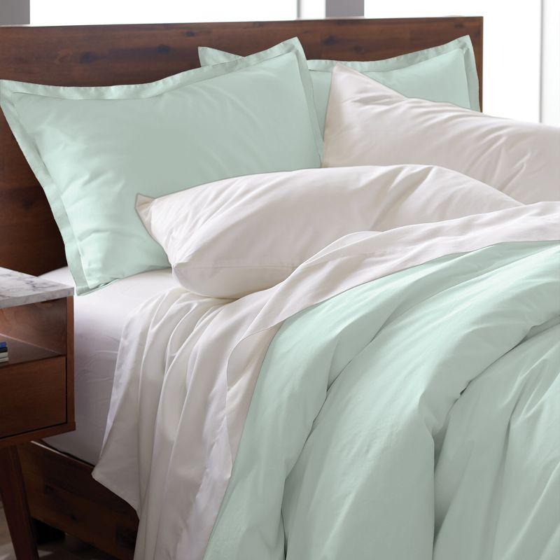 EJ Classic Premium 100% Cotton Duvet Cover Set, Breathable, Crisp, and Cool