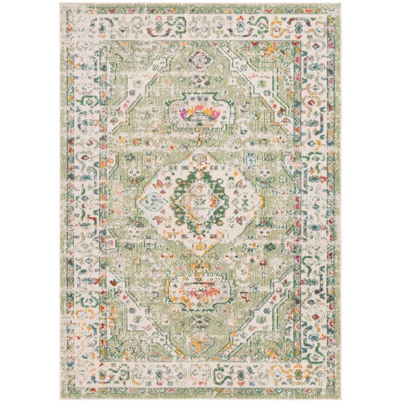 Madison MAD468 Power Loomed Indoor Area Rug - Sage/Ivory - 5'3"x7'6" - Safavieh